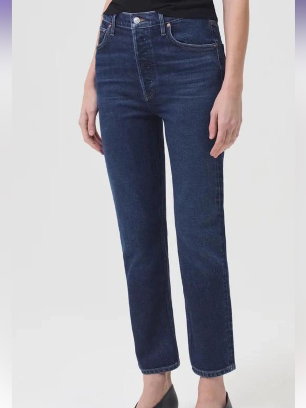 Agolde Women's Riley Crop Jeans in Divided size 26 nwt